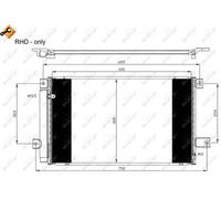 NRF 35629 Condensatore climatizzatore