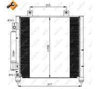 NRF 35637 Condensatore, Climatizzatore per OPEL,SUZUKI,VAUXHALL