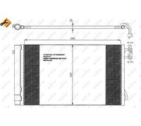 Condensatore, impianto di climatizzazione NRF 35743