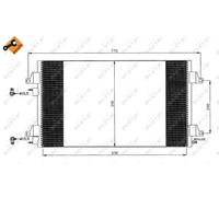 Condensatore, impianto di climatizzazione NRF 35760