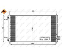 NRF 35780 Condensatore climatizzatore