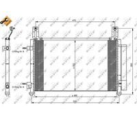 NRF 35796 Condensatore climatizzatore
