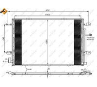 Condensatore radiatore climatizzazione 35841 NRF per AUDI A4 B7 A4 B7 Cabriolet