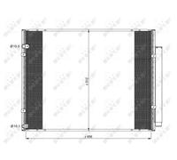 NRF 35857 Condensatore, Climatizzatore per LEXUS