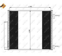 Condensatore radiatore climatizzazione 35859 NRF per ASTON MARTIN TOYOTA