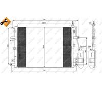 NRF 35876 Condensatore climatizzatore