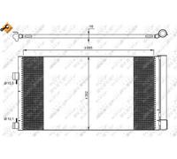 Condensatore, impianto di climatizzazione NRF 35890