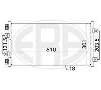 ERA Benelux Condensatore climatizzatore 667014 per FIAT PUNTO