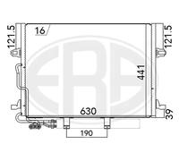 ERA 667033 Condensatore climatizzatore