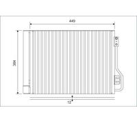 Valeo Condensatore climatizzatore 812882 Alluminio con essiccatore per Smart Fortwo Coupe