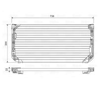 VALEO 814045 Condensatore climatizzatore