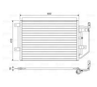 Condensatore, impianto di climatizzazione VALEO 822556