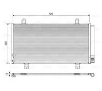 Valeo Condensatore climatizzatore 822580