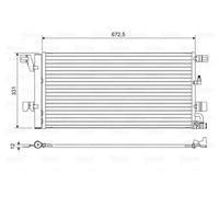 Valeo Condensatore climatizzatore 822596 per Audi A4 B9, A4 Allroad, A5, A6, A7