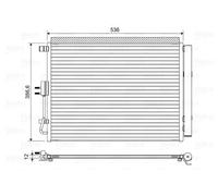 Valeo Condensatore radiatore climatizzazione 822598 per KIA e Hyundai