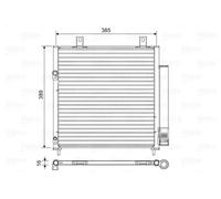 Condensatore, impianto di climatizzazione VALEO 822600