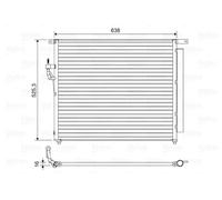 Valeo Condensatore climatizzazione 822603 con essiccatore per Ford Ranger