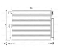 Condensatore, impianto di climatizzazione VALEO 822616