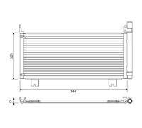 VALEO 822651 Condensatore climatizzatore