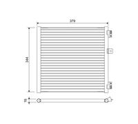 Condensatore radiatore climatizzazione 822660 VALEO per PORSCHE 911 918 Spyder