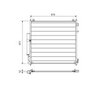 VALEO 822721 Condensatore climatizzatore