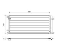 VALEO 822732 Condensatore climatizzatore