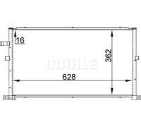 MAHLE ORIGINAL AC 296 001S Condensatore climatizzatore