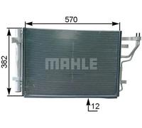 Condensatore radiatore climatizzazione AC 442 000P MAHLE per KIA HYUNDAI