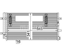 Condensatore, impianto di climatizzazione MAHLE AC 457 000S
