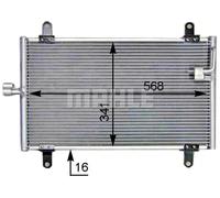 Condensatore radiatore climatizzazione AC 514 000S MAHLE per PEUGEOT FIAT