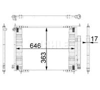 Condensatore radiatore climatizzazione AC 678 000S MAHLE per AUDI HONDA