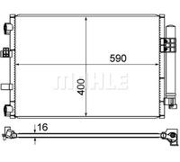 MAHLE AC 861 000S Condensatore climatizzatore