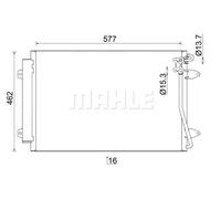 MAHLE AC 954 000S Condensatore climatizzatore