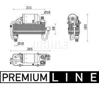 Condensatore radiatore climatizzazione AC 960 000P MAHLE per BMW 7 5 5 Touring