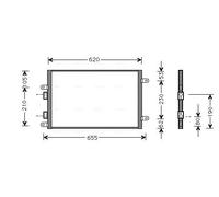 CONDENSATORE ALFA ROMEO 147 1.6 / 2.0 BENZINA DAL 01->10 NUOVO