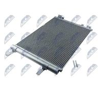 NTY Condensatore Aria Condizionata Con Essicatore Alluminio per Opel Astra J 1.7