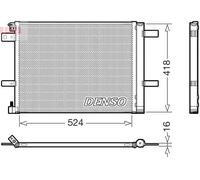 Condensatore radiatore climatizzazione DCN07062 DENSO per PEUGEOT CITROËN OPEL