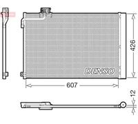 Condensatore radiatore climatizzazione DCN17064 DENSO per MERCEDES-BENZ CLS SL