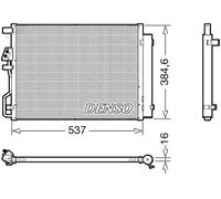 Denso Condensatore impianto climatizzazione DCN41021 R134a per Hyundai Tucson