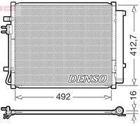 Condensatore radiatore climatizzazione DCN43015 DENSO per HYUNDAI KIA