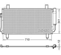 Denso Condensatore climatizzazione DCN45006 R134a con essicatore per Mitsubishi Outlander III