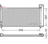 Condensatore radiatore climatizzazione DCN50122 DENSO per TOYOTA AURIS