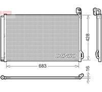 Condensatore radiatore climatizzazione DCN99083 DENSO per TESLA MODEL X
