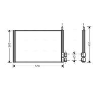 Ava Condensatore Fo Fiesta V - Fusion Fda5328