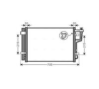 AVA COOLING SYSTEMS HY5183D Condensatore climatizzatore