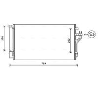 PRASCO HYA5279D Condensatore climatizzatore
