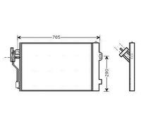 PRASCO MSA5352D Condensatore climatizzatore