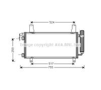 PRASCO MZ5157D Condensatore climatizzatore