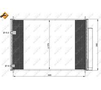 Condensatore radiatore climatizzazione R 1234yf 35839 NRF per TOYOTA AURIS VERSO