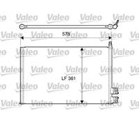 Condensatore radiatore climatizzazione R 134a 814083 VALEO per FORD FIESTA V